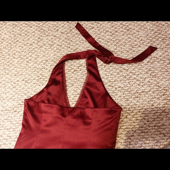 RW&CO Satin Dress Red Sz 6 - Picture 7 of 11